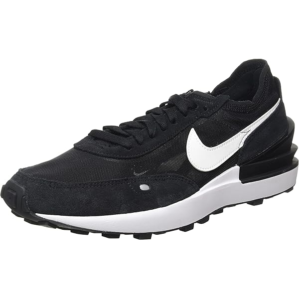 nike waffle one womens black