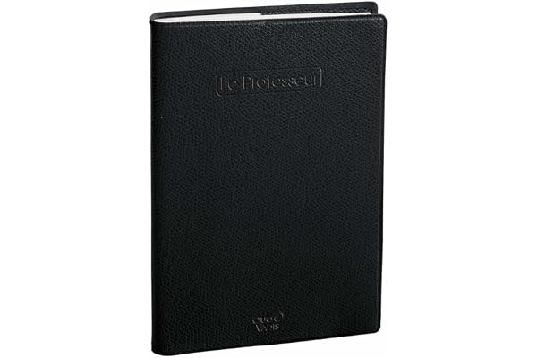 Quo Vadis - Agenda enseignant - 2025-2026 - Le Professeur - Semainier Horizontal - Français - Impala - Noir - 12 mois de mi-juillet à mi-juillet - 21x27 cm