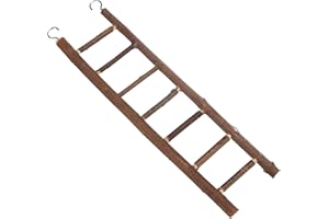 Trixie Living Holzleiter, Scala in Legno Naturale con 7 scalini, 30 cm, Pack of 4