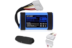 CITYORK 3,6 V 12 000 mAh Li-ion ersättningsbatteri för J BL Charge 5 GSP-1S3P-CH40, GSP-1S3P-CH4A högtalare (inte kompatibel