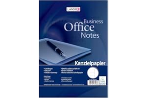 Landré Kanzlei-Papier A3 auf A4 gefalzt, liniert mit Rand rechts, 80 g/m², 250 Bogen