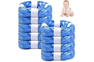 NATNAV 9 Pezzi Ricarica Mangiapannolini, Sacchetti Mangiapannolini, Ricarica Mangiapannolini Compatibile con Twist & Click, con LitterLocker（4.5M）