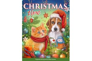 Christmas Time. Grayscale Coloring Book.: Adult Coloring Book. (Christmas Coloring books)