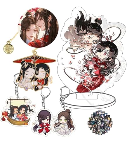 Set Collezionabile Grandmaster Of Demonic Cultivation - Include Braccialetto, Stand Figure, Segnalibro, Portachiavi, Badge E Adesivi.