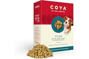 COYA Freeze-Dried Fish Dog Food, Hypoallergenic & Grain Free, 650g - 80% Fish, 20% Fruits & Veg | Easy, Complete Raw Solution