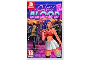 FUNBOX MEDIA Hot Blood (Nintendo Switch) Game including 2 keyrings