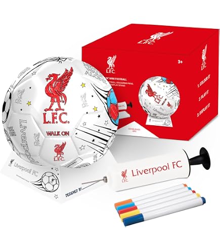 Balle Super-Rebondissante Liverpool FC – Officielle LFC, Emblème, 6 Cm, Pour Fans Et Collectionneurs