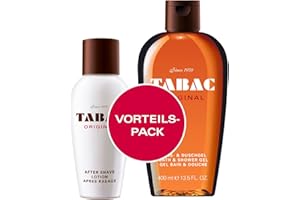 ‎TABAC ORIGINAL Tabac® Original | Vorteilspack: After Shave Lotion und Duschgel - würzig-frisch - Original seit 1959 | Tabac Original After Shave Lotion 150ml & Duschgel 400ml