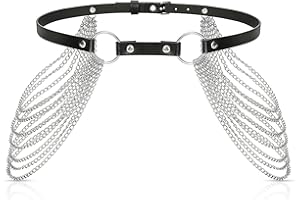 KWJEIULSOQ Körperkette Body Chain Sexy Outfit für Damen,Körperkette Festival Rave Outfit Damen Reizwäsche Outfit Sexspielzeug,Dessous Damen Sexy Reizwäsche Techno Outfit