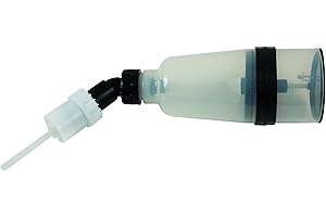 Laser 6865 Lejek do napełniania AdBlue - kątowy, szary | niebieski | biały | czarny, 10 x 15 x 35 cm; 440 gramów