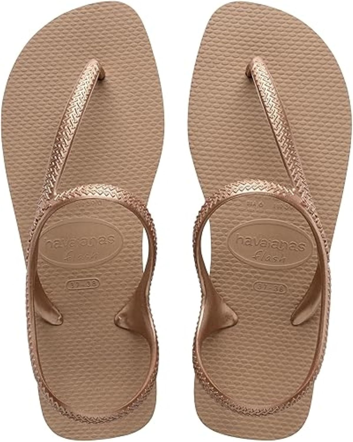 Havaianas - Flash Urban, Sandalias Cómodas, Elegantes y Versátiles, Cierre en Tobillo, Tiras Metálicas Cruzadas, Mujer