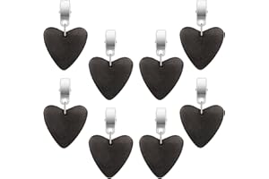 ROYOUZI 8 Stück Tischdeckenbeschwerer Naturstein, Tischdeckenhalter aus Naturstein Tischdecke Gewichte Schwer Tischtuchklammer für Party Camping Hochzeit Garten Picknick