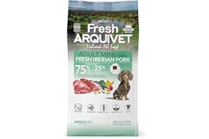 Arquivet Fresh Mini Porc Ibérique - Aliment Semi-Humide pour Chiens de Petite Race - 1 kg
