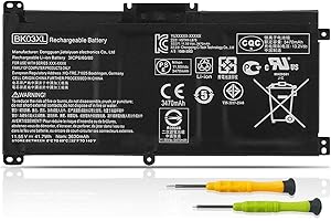 K KYUER BK03XL Laptop Battery for HP Pavilion X360 14-ba0xx 14-ba253cl ba001tx ba007tx ba002ne ba004ns ba075tx ba165tx ba004la ba055tx ba063tx ba064tx ba076tu ba073tu ba077tu ba019ng ba104na ba153cl