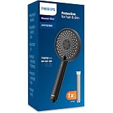Philips Water Shower Filter - Protects Skin and Hair, Removes Chlorine and Large Particles, 3 Spray Modes, 1 Month Filtering