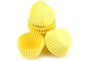 PATI-VERSAND Pralinenkapseln 25mm pastellgelb 100 Stück