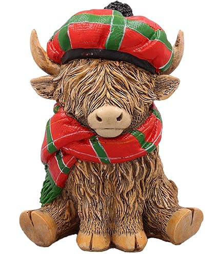 Kleine & Pavey Hughie Highland Koe Beeldje Voor Thuis