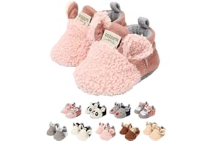EDOTON Stivali Invernali per Bambino, Unisex Neonato Carino Suola Antiscivolo Stivali Scarpe in Cotone Spesse Scarponi da Neve