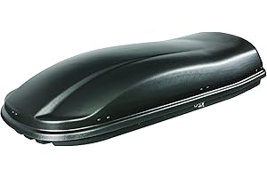 Farad Marlin Dachbox 480L schwarz - Doppelter Seitenöffner, TÜV-GS Zulassung, 5 Jahre Garantie - 3-Punkt-Zentralverriegelung mit Sicherheitsschlüssel - UV-beständig