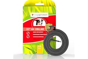 bogaprotect Collar - Floh und Zeckenhalsband für Hunde Natürlicher Zeckenschutz bis zu 12 Wochen Zecken Flohschutz 100% natürliche Inhaltsstoffe, S-M (60cm), UBO0360