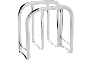 INTERDESIGN iDesign Accessori cucina per tovaglioli, Piccolo dispenser tovaglioli da tavola in metallo, Portatovaglioli per tavola, ufficio e non solo, argento