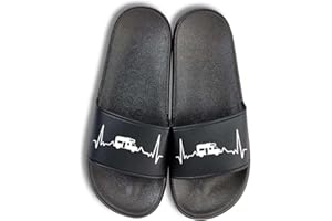 NIMAMA Heartbeat Camper Van Flip Flops Unisex for Men and Women