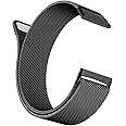 Tobfit Watch Strap Compatible with Fitbit Versa 3/4 / Sense/Sense 2(Watch Not Included), Stainless Steel Chain Strap with Magnetic Buckle Compatible for Men & Women