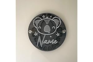 DRYSSON Koala Tooth Safe Personalised Wooden Tooth Box with Name Milk Tooth Tooth Fairy Milk Tooth Box for Boys Girls Children Milk Teeth Box