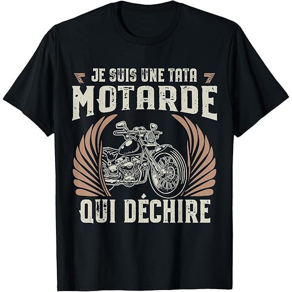 Tee-shirts Femme Tata Motard - Livraison Gratuite
