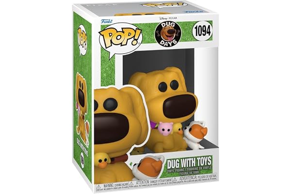 Funko Pop! Disney: Dug Days - Dug with Toys - Up - Figurine en Vinyle à Collectionner - Idée de Cadeau - Produits Officiels - Jouets pour Les Enfants et Adultes - Movies Fans