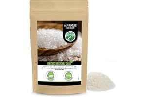 ALPI NATURE Fleur de Sel de Guérande (500 g), sal marina Fleur de Sel de Bretaña, sal de calidad, sal gourmet de Francia, 100% natural y sin aditivos