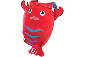 Trunki PaddlePak Sac à Dos Enfants de Natation Étanche pour Enfants et Sac de Sport Enfants – Sac Enfants Pinch le Homard (Rouge)