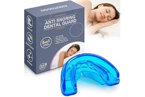 ‎AIOUTGOGO Anti Schnarch Schnarchstopper-Anti Snoring Schnarchschiene Mehrzweck Mouth Guard Schnarchfrei Stopper-Effektiv Snoring Stopper gegen Schnarch für Männer Frauen(Gebrauchsfertig,Blau)