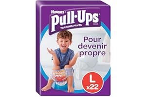 ‎HUGGIES Huggies pull-ups for boys, size 6, large (16 kg – 23 kg), nappy pants for potty training at night, Disney Cars, 22 nappies