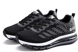 sotirsvs Homme Femme Air Baskets Chaussures de Course Gym Fitness Sport Sneakers Style Running Multicolore Respirante 34-46 EU