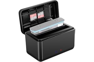 LTSKY Akku-Ladekoffer für Insta360 X4, Akku-Ladegerät für Insta360 X4, Action-Kamera-Zubehör für Insta360 X4