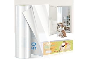 AnExer Protezione Porta Antigraffio [400x25CM], Protezione Antigraffio per Mobili Autoadesivo, Tagliabile Protezione Divano Graffi Gatto per Mobili, Porte, Pareti, Tiragraffi Divano, Sisal e Moquette