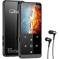 AGPTEK MP3 Player, 32GB Bluetooth 4.2 MP3 Player mit Kopfhörer, 2.4 Zoll TFT Bildschirm, FM, FM-Record,HiFi…