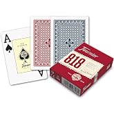 Fournier Poker Oyun Kartları N&ordm; 818, Jumbo Endeks, Kırmızı veya Mavi