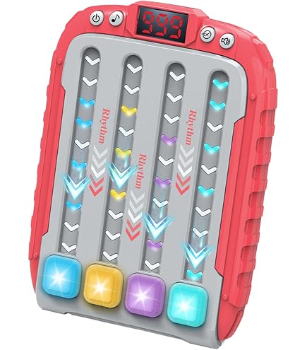 Handheld Rhythmus Klavier Spielzeug – Musik-Spielkonsole Für Kinder, Mit Lichteffekten & Kindgerechten Tasten