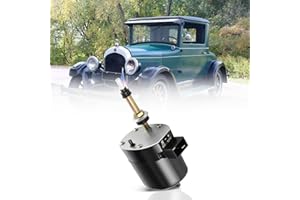 ACLONG 12V Scheibenwischermotor, Auto Wischermotor mit Schalter Windschutzscheibe 105°Wischfeld Scheibenwischer Motor aus Metall für Traktoren Wischer Motor Ersatz