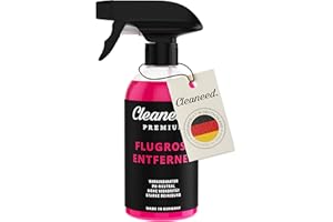 ‎CLEANEED Cleaneed Premium Flugrostentferner [Made in Germany] – Mit Wirkindikator, Extra stark ohne Rückstände am Auto - Für alle Lacke und Farben geeignet - Schonender Lackreiniger