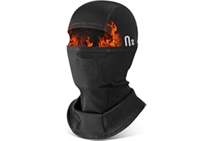 HEGCOIIE Winter Sturmhaube für Herren und Damen,Winddicht Thermo Balaclava Gesichtsmaske Skimaske für Outdoor Sports Radfahren, Skifahren, Motorrad, Fahrrad