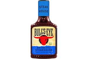 Bull's-Eye New York Style Steakhouse BBQ Sauce – Aromatische Sauce in der Squeezeflasche – 6 x 300 ml