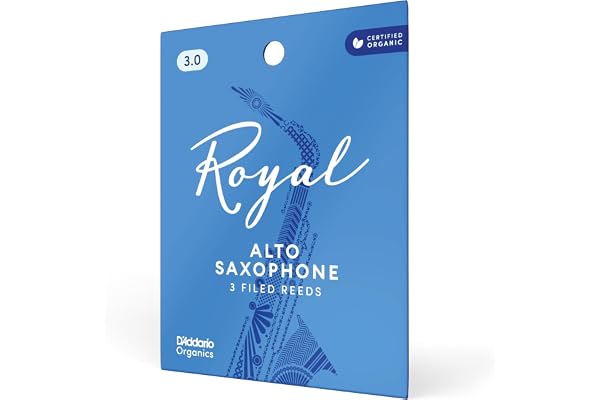 Anches de saxophone ténor D'Addario Rico, force 1.5, paquet de 10