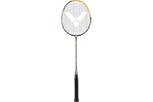 BONMAC VICTOR Badmintonschläger Ultramate 9-Raqueta 100% de Alto Carbono, Color, 67 cm, Unisex, Negro Mate