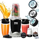 INALSA Blender Mixer Grinder|5 Jar & 600W Copper Motor| Blenders for Smoothies and Juices| Smoothie MakerBlender NutriBlender 3 Blades Including Froth