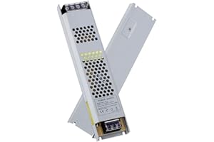 VARICART Trasformatore LED 12V 150W 12.5A Alimentatore Switching Stabilizzato, IP20 Slim Tensione Costante 220 AC a DC 12 Volt, per Lampade Striscia Lampadine G4 MR11 MR16