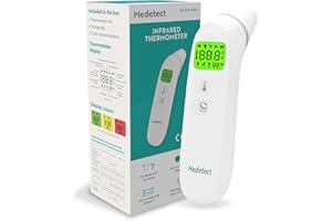 Medetect Infrared Thermometer - CE Approved- NHS Supplier - In-Ear, Forehead, Object - for Newborn, Baby, Kids, Children & Adults