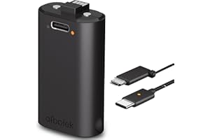 MEYRITECH Xbox One Series X & S Play and Charge Kit Rechargeable Lithium-Ion 1400mAh Battery + 3 Meter Braided Cable with Micro-B Adapter